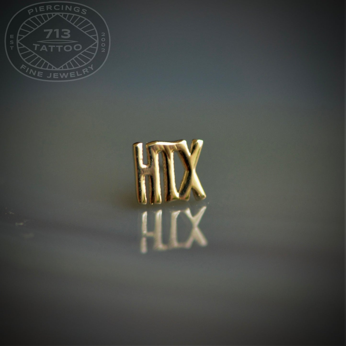 KIWI DIAMOND - HTX - MULTIPLE OPTION - 14KT SOLID GOLD - THREADLESS END