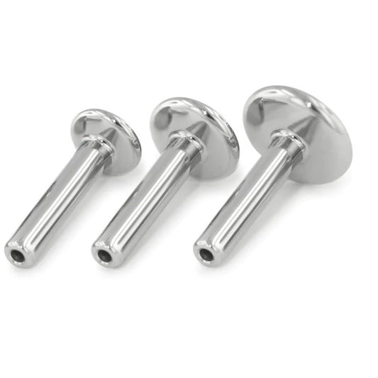 NeoMetal 18ga Ti labret post 3/16" - (2.5mm) 5/32" disk