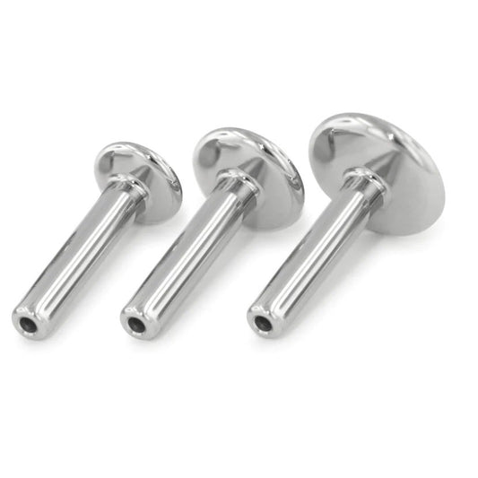 NeoMetal Titanium 16ga 5/16" Labret Post 5/32" Disk (4mm Disk Back)