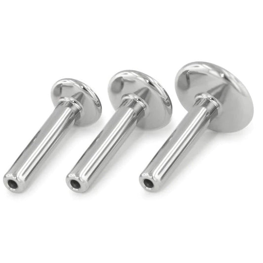 NeoMetal 18ga Ti labret post 7/32" - (2.5mm) 3/32" disk