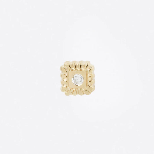 Tether - Omega 04 - Diamond - 14kt Solid Gold