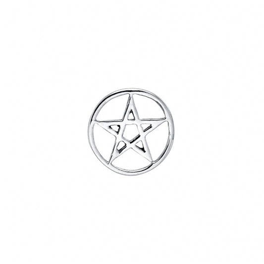 BVLA - PENTAGRAM (ROUND) - 14KT SOLID GOLD - THREADLESS END