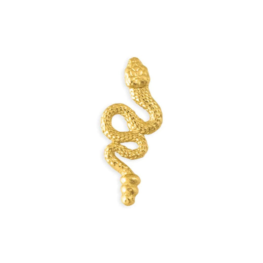 Tawapa - Slither - 14kt Solid Gold - Threadless End