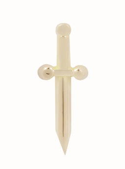 MAYA JEWELRY - STILETTO - 14KT SOLID GOLD - THREADLESS END