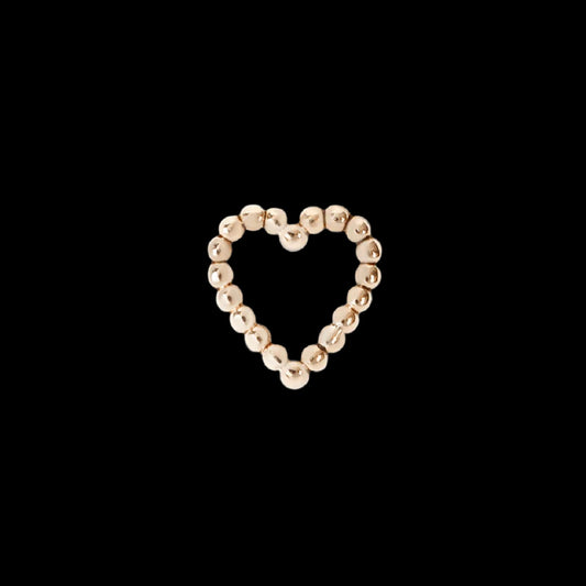 Maya Jewelry - Tiny Love - 14kt Solid Gold - Threadless End
