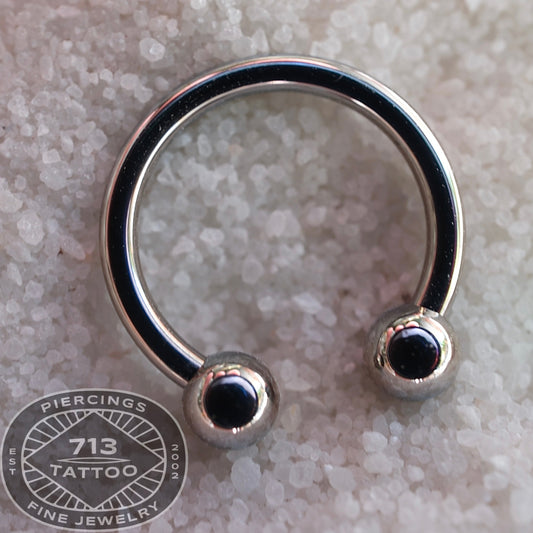 ANATOMETAL - CIRCULAR BARBELL -14G - IMPLANT GRADE TITANIUM - INTERNALLY THREADED