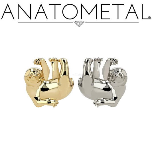 ANATOMETAL - SLOTH - 18KT SOLID GOLD - THREADLESS END