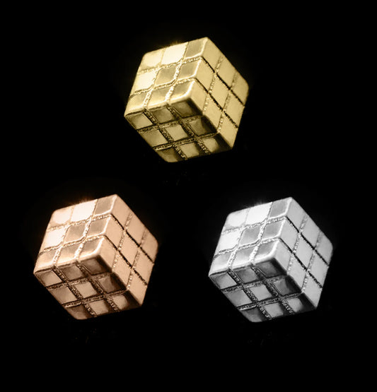 REGALIA - RUDE BITS CUBE - SOLID GOLD - THREADLESS END