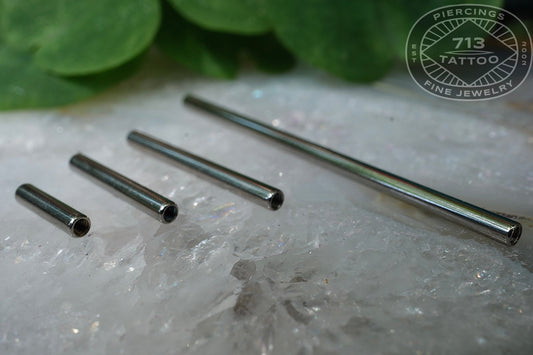 ANATOMETAL - BARBELL SHAFT (12G) - IMPLANT GRADE TITANIUM