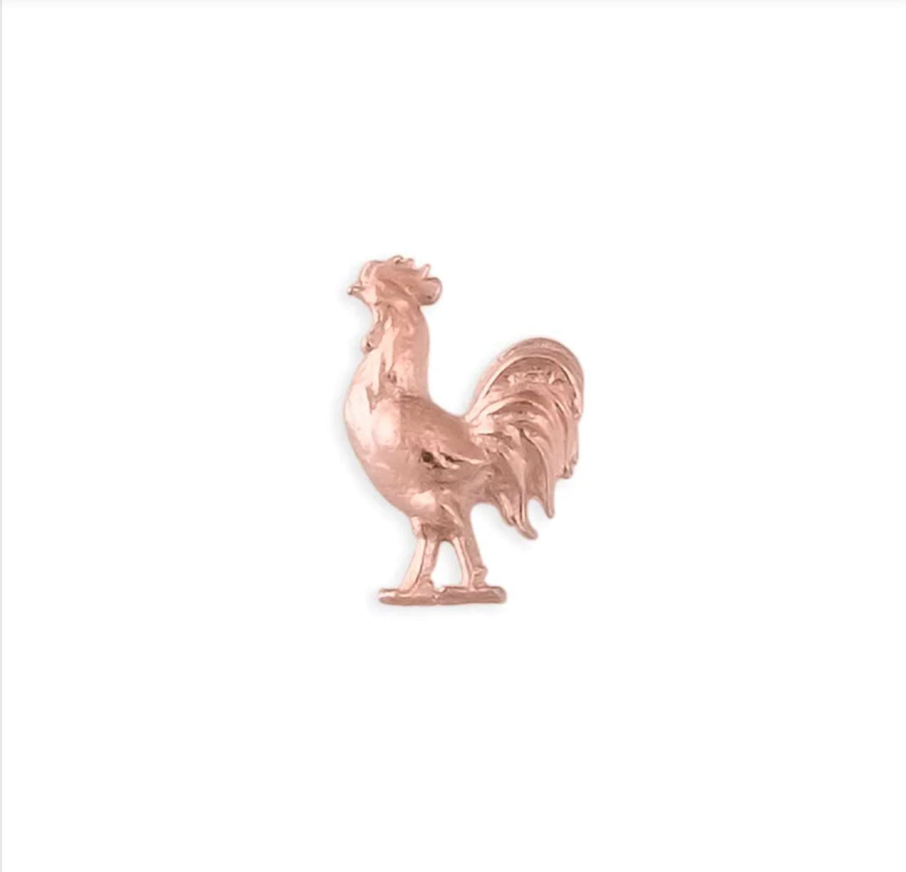 TAWAPA - ROOSTER - 14KT SOLID GOLD - THREADLESS END