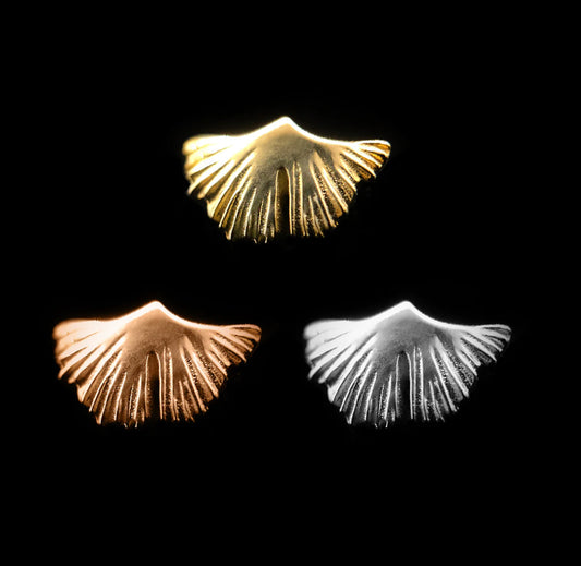 REGALIA - GOLDMAIDEN (GINKGO) - SOLID GOLD - THREADLESS END